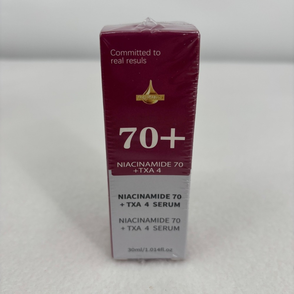 Rozino 70+ Niacinamide 70 + TXA 4 Serum 30ml 1.014 fl oz New Sealed Skincare